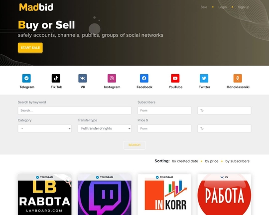MadBid Logo